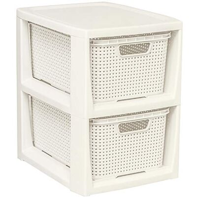 BranQ Home essential Étagère en Plastique polypropylène Crème 29,5 x 24 x 32,8 cm - Publicité BranQ Home essential Étagère en Plastique polypropylène Crème 29,5 x 24 x 32,8 cm - Publicité
