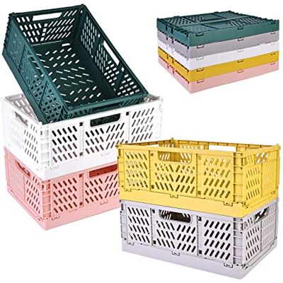 Mitening Caisse Rangement Pliante, Paniers de Rangement, 5 PCS Rangement Plastique Documents Pour Jouet, Tissus, Paniers Et Boîtes De Stable, Boite Plastique Pliable Cuisine, Salle De Bain, Bureau - Publicité Mitening Caisse Rangement Pliante, Paniers de Rangement, 5 PCS Rangement Plastique Documents Pour Jouet, Tissus, Paniers Et Boîtes De Stable, Boite Plastique Pliable Cuisine, Salle De Bain, Bureau - Publicité