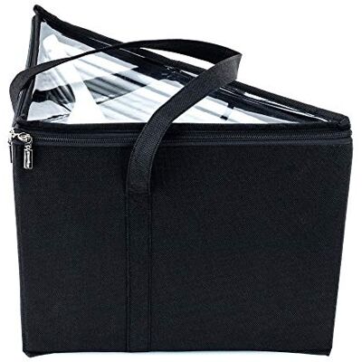 Hangerworld Boîte de rangement pliable avec 2 poignées de transport pour cintres - Publicité Hangerworld Boîte de rangement pliable avec 2 poignées de transport pour cintres - Publicité