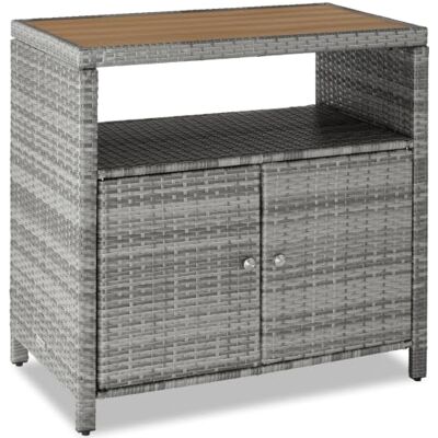 tectake ® Armoire de Jardin 90 x 55,5 x 87 cm, Résistante aux intempéries et UV, Lames WPC Aspect Bois, Rangement extérieur, Armoire extérieure, Meuble de Rangement Jardin, Max. 110kg Gris - Publicité tectake ® Armoire de Jardin 90 x 55,5 x 87 cm, Résistante aux intempéries et UV, Lames WPC Aspect Bois, Rangement extérieur, Armoire extérieure, Meuble de Rangement Jardin, Max. 110kg Gris - Publicité