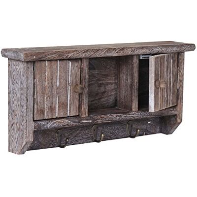 Mendler Tableau des clés HWC-A48 Style Shabby Chic Marron - Publicité Mendler Tableau des clés HWC-A48 Style Shabby Chic Marron - Publicité