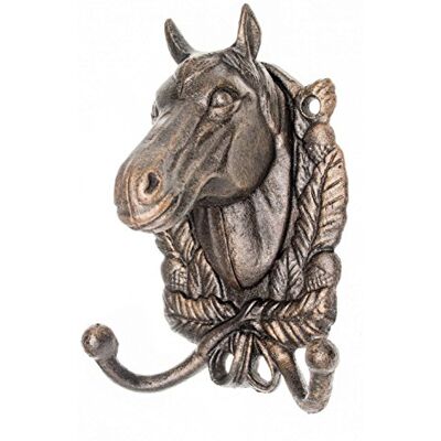 aubaho Porte Manteau vestiaire Armoire en Rack Fer Style Antique Cheval de Fer - Publicité aubaho Porte Manteau vestiaire Armoire en Rack Fer Style Antique Cheval de Fer - Publicité