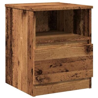 vidaXL Table de Chevet Vieux Bois 40x40x50 cm Bois d’ingénierie, Meuble de Chevet, Table d'appoint, Armoire de lit, Armoire de Chevet, Table de Nuit - Publicité vidaXL Table de Chevet Vieux Bois 40x40x50 cm Bois d’ingénierie, Meuble de Chevet, Table d'appoint, Armoire de lit, Armoire de Chevet, Table de Nuit - Publicité
