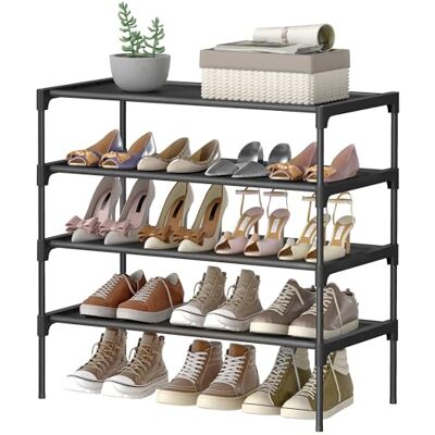 SONGMICS Étagère à Chaussures 4 Niveaux, Porte-Chaussures, Entrée, Couloir, Gain de Place, 29,7 x 62,3 x 70,5 cm, Cadre en Métal, Étagères en Tissu Non-Tissé, Noir d’Encre LSH024BH01 - Publicité SONGMICS Étagère à Chaussures 4 Niveaux, Porte-Chaussures, Entrée, Couloir, Gain de Place, 29,7 x 62,3 x 70,5 cm, Cadre en Métal, Étagères en Tissu Non-Tissé, Noir d’Encre LSH024BH01 - Publicité