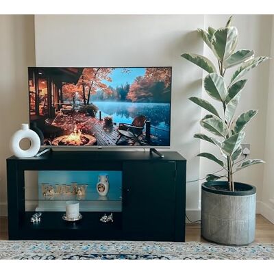 YITAHOME Meuble TV LED avec étagères réglables, Meuble de Rangement de 139,7 cm, Grand Centre de Divertissement TV pour Salon, Chambre à Coucher, Salle à Manger, Salle de Jeux - Publicité YITAHOME Meuble TV LED avec étagères réglables, Meuble de Rangement de 139,7 cm, Grand Centre de Divertissement TV pour Salon, Chambre à Coucher, Salle à Manger, Salle de Jeux - Publicité