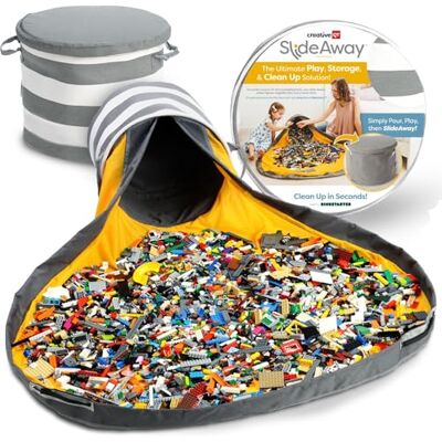 Creative Organisateur de rangement coulissant pour jouets et tapis de jeu pour enfants Coffre à jouets pour garçons Rangement de salle de jeux Porte-jouets pour chambres Rayure grise - Publicité Creative Organisateur de rangement coulissant pour jouets et tapis de jeu pour enfants Coffre à jouets pour garçons Rangement de salle de jeux Porte-jouets pour chambres Rayure grise - Publicité
