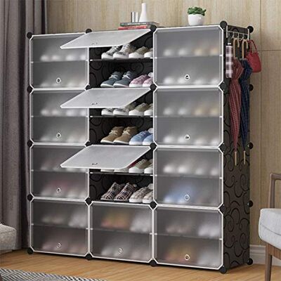 LANTUS Étagère Cubes Rangement Penderie Armoire, Armoire XXL, Étagère de Rangement, Placard, Penderie, en Plastique, Motifs imprimés, Grande capacité, 8 étages, 12 Portes, Noir - Publicité LANTUS Étagère Cubes Rangement Penderie Armoire, Armoire XXL, Étagère de Rangement, Placard, Penderie, en Plastique, Motifs imprimés, Grande capacité, 8 étages, 12 Portes, Noir - Publicité