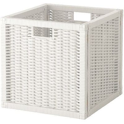 Ikea Branäs (32 x 34 x 32 cm) Maison/Bureau Blanc Tissé main Panier de rangement - Publicité Ikea Branäs (32 x 34 x 32 cm) Maison/Bureau Blanc Tissé main Panier de rangement - Publicité