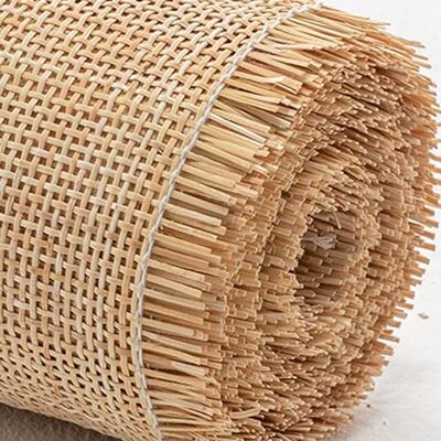 SANGOGO rotin naturel rouleau pour meubles, sangles de canne en maille ouverte en rotin, rotin rouleau de bambou matériau tissé tissu de canne pour chaise, armoire, bricolage, (Natural rattan color, 40×200cm) - Publicité SANGOGO rotin naturel rouleau pour meubles, sangles de canne en maille ouverte en rotin, rotin rouleau de bambou matériau tissé tissu de canne pour chaise, armoire, bricolage, (Natural rattan color, 40×200cm) - Publicité