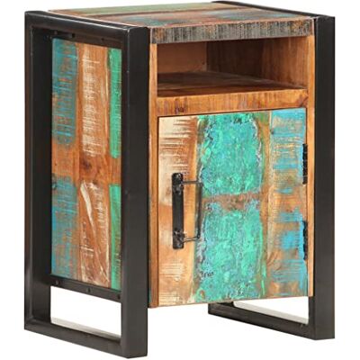 vidaXL Table de Chevet Table de Nuit Armoire de Chevet Armoire Latérale Chambre à Coucher Maison Intérieur 40x35x55 cm Bois de Récupération Massif - Publicité vidaXL Table de Chevet Table de Nuit Armoire de Chevet Armoire Latérale Chambre à Coucher Maison Intérieur 40x35x55 cm Bois de Récupération Massif - Publicité