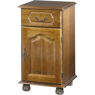 ACTUAL DIFFUSION Confiturier Chêne Rustique 1 Porte 1 Tioir 2 Niches L 44.2 H 77.2 P 41 cm - Publicité ACTUAL DIFFUSION Confiturier Chêne Rustique 1 Porte 1 Tioir 2 Niches L 44.2 H 77.2 P 41 cm - Publicité