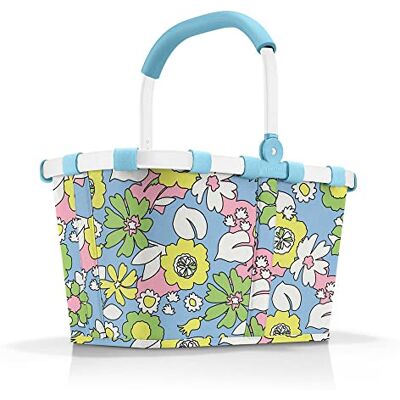 reisenthel carrybag florist lagoon- Panier à provisions solide avec beaucoup d'espace de rangement et poche intérieure pratique Design élégant et imperméable à l'eau - Publicité reisenthel carrybag florist lagoon- Panier à provisions solide avec beaucoup d'espace de rangement et poche intérieure pratique Design élégant et imperméable à l'eau - Publicité