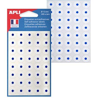 Apli 111931 Œillets blancs pour feuilles de classeur Ø 13 mm 240 unités. Publicité Apli 111931 Œillets blancs pour feuilles de classeur Ø 13 mm 240 unités. Publicité