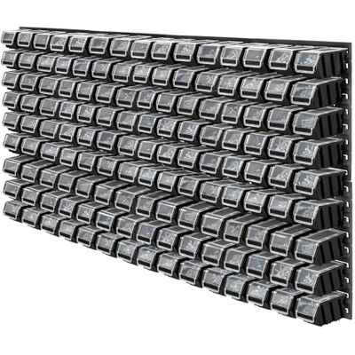 KADAX Étagère murale à outils, 156 x 78 cm, étagère murale d'atelier pour garage, kit mural à outils, système de stockage avec boîtes de rangement pour vide, plaques murales extensibles (noir, 135 - Publicité KADAX Étagère murale à outils, 156 x 78 cm, étagère murale d'atelier pour garage, kit mural à outils, système de stockage avec boîtes de rangement pour vide, plaques murales extensibles (noir, 135 - Publicité