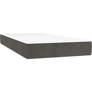 vidaXL Matelas de lit à Ressorts ensachés fermeté Moyenne Matelas de Lit Rembourré Lit Simple Adulte Meuble de Chambre à Coucher Intérieur Gris Foncé 100x200x20 cm - Publicité vidaXL Matelas de lit à Ressorts ensachés fermeté Moyenne Matelas de Lit Rembourré Lit Simple Adulte Meuble de Chambre à Coucher Intérieur Gris Foncé 100x200x20 cm - Publicité