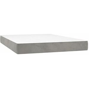 vidaXL Matelas de lit à Ressorts ensachés fermeté Moyenne Matelas de Lit Rembourré Lit Double Adulte Meuble de Chambre à Coucher Intérieur Gris Clair 140x190x20 cm - Publicité vidaXL Matelas de lit à Ressorts ensachés fermeté Moyenne Matelas de Lit Rembourré Lit Double Adulte Meuble de Chambre à Coucher Intérieur Gris Clair 140x190x20 cm - Publicité