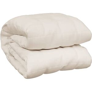 vidaXL Couverture lestée Crème clair 220x240 cm 11 kg Tissu - Publicité vidaXL Couverture lestée Crème clair 220x240 cm 11 kg Tissu - Publicité
