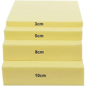 YOUROU 3/5/8/10cm Rembourrage en Mousse 35D Haute Densité,Jaune Mousse d'Ameublement de Rechange pour Coussin de Canapé,Bancs,Chaises,Matelas (Épaisseur 5cm-30x30cm) - Publicité YOUROU 3/5/8/10cm Rembourrage en Mousse 35D Haute Densité,Jaune Mousse d'Ameublement de Rechange pour Coussin de Canapé,Bancs,Chaises,Matelas (Épaisseur 5cm-30x30cm) - Publicité