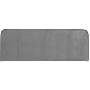 IDIMEX Tête de lit NOVARE 160, en Tissu rembourré, Fixation Murale Design Arrondi Moderne, pour lit 160 cm ou Moins, Gris - Publicité IDIMEX Tête de lit NOVARE 160, en Tissu rembourré, Fixation Murale Design Arrondi Moderne, pour lit 160 cm ou Moins, Gris - Publicité