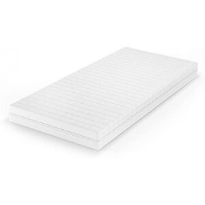 VitaliSpa Matelas en Mousse Froide, Blanc, 90x200cm H3 degré de dureté, 7 Zones, avec Housse Amovible et Surface de Couchage à élasticité ponctuelle - Publicité VitaliSpa Matelas en Mousse Froide, Blanc, 90x200cm H3 degré de dureté, 7 Zones, avec Housse Amovible et Surface de Couchage à élasticité ponctuelle - Publicité