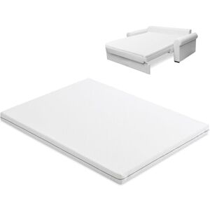 EROSS CONFORT Matelas canapé-lit système Italien. Housse avec Fermeture éclair, Lavable et Respirant, Traitement antibactérien. Blanc 90 x 190 cm. Canapé Non Inclus. Publicité EROSS CONFORT Matelas canapé-lit système Italien. Housse avec Fermeture éclair, Lavable et Respirant, Traitement antibactérien. Blanc 90 x 190 cm. Canapé Non Inclus. Publicité