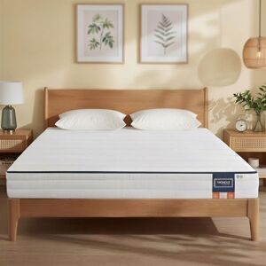 VASAGLE Matelas 160 x 200 cm, Matelas 2 Personne, Mousse à Mémoire de Forme Gel, Soutien Mi-Ferme sur 7 Zones, Housse Respirante, Amovible et Lavable en Machine, 16 cm d’Épaisseur, Blanc RMZ115W101 - Publicité VASAGLE Matelas 160 x 200 cm, Matelas 2 Personne, Mousse à Mémoire de Forme Gel, Soutien Mi-Ferme sur 7 Zones, Housse Respirante, Amovible et Lavable en Machine, 16 cm d’Épaisseur, Blanc RMZ115W101 - Publicité