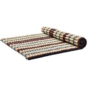 LEEWADEE Tapis Thai Enroulable Extra Large 190 x 145 cm Kapok 2 Personnes & Massage Thaï Alternative Futon - Publicité LEEWADEE Tapis Thai Enroulable Extra Large 190 x 145 cm Kapok 2 Personnes & Massage Thaï Alternative Futon - Publicité