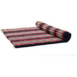 LEEWADEE Tapis Thai Enroulable Extra Large 190 x 145 cm Kapok 2 Personnes & Massage Thaï Alternative Futon - Publicité LEEWADEE Tapis Thai Enroulable Extra Large 190 x 145 cm Kapok 2 Personnes & Massage Thaï Alternative Futon - Publicité