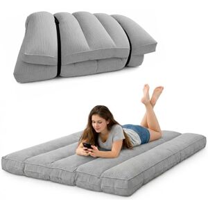 bananair Futon 2 Places Épais & Confortable Fabriqué en France, Housse Lavable, Idéal comme Matelas de Sol ou d'Appoint Futon Pliable, 2 Sangles de Rangement Incluses (140x190 cm, Gris Clair) - Publicité bananair Futon 2 Places Épais & Confortable Fabriqué en France, Housse Lavable, Idéal comme Matelas de Sol ou d'Appoint Futon Pliable, 2 Sangles de Rangement Incluses (140x190 cm, Gris Clair) - Publicité