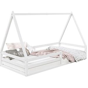 Lit cabine SILA - 90x190cm, Montessori Pin Blanc - Publicité Lit cabine SILA - 90x190cm, Montessori Pin Blanc - Publicité