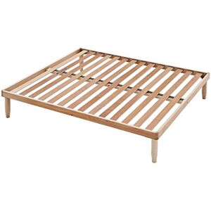 EVERGREENWEB MATERASSI & BEDS EVERGREENWEB Sommier Double 140x190 cm Cadre Del Lit en Bois Solide Structure en Bois Orthopédique hêtre Naturel Comfort pour Enfant et Adultes avec 5 Pieds Amovible Hauteur finie 35 cm Orange - Publicité EVERGREENWEB MATERASSI & BEDS EVERGREENWEB Sommier Double 140x190 cm Cadre Del Lit en Bois Solide Structure en Bois Orthopédique hêtre Naturel Comfort pour Enfant et Adultes avec 5 Pieds Amovible Hauteur finie 35 cm Orange - Publicité