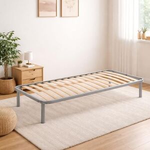 Talamo Italia Sommier simple Mariangela, Sommier à lattes orthopédique, 100% Made in Italy, 80x190h 31 cm - Publicité Talamo Italia Sommier simple Mariangela, Sommier à lattes orthopédique, 100% Made in Italy, 80x190h 31 cm - Publicité