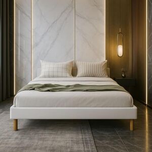 Nuit D'or Mina Solide et Confortable Sommier Tapissier Blanc + Pieds en 20 cm pour Matelas en 120x190-13 Lattes Montage Rapide et Facile - Publicité Nuit D'or Mina Solide et Confortable Sommier Tapissier Blanc + Pieds en 20 cm pour Matelas en 120x190-13 Lattes Montage Rapide et Facile - Publicité