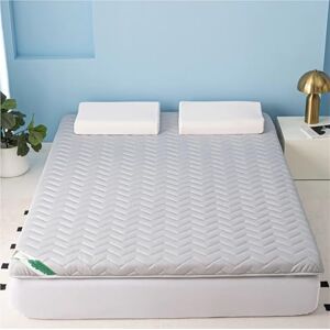 ZJIQOH Tatami Futon Japonais Matelas De Sol 5 Cm D'Épaisseur, Surmatelas 2 Personnes Doux Pliable, pour Lit D'Adulte Camping, Dortoir, 1 Place(Gray,70 x 170 x 5 cm) - Publicité ZJIQOH Tatami Futon Japonais Matelas De Sol 5 Cm D'Épaisseur, Surmatelas 2 Personnes Doux Pliable, pour Lit D'Adulte Camping, Dortoir, 1 Place(Gray,70 x 170 x 5 cm) - Publicité