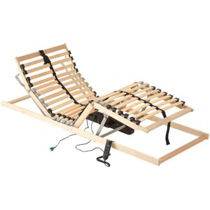 vidaXL Sommier à Lattes Electrique avec 28 Lattes 7 Zones Base de Lit Cadre de Lit à Lattes Chambre à Coucher Maison Intérieur 70x200 cm - Publicité vidaXL Sommier à Lattes Electrique avec 28 Lattes 7 Zones Base de Lit Cadre de Lit à Lattes Chambre à Coucher Maison Intérieur 70x200 cm - Publicité