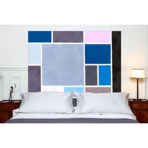 MADEMOISELLE TISS Tête de lit Poudrées Bleu 160 * 140 cm - Publicité
