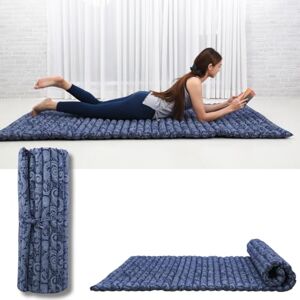 Leewadee Tapis Thai Enroulable Large 190 x 100 cm Kapok Tapis de Sol Massage & Sommeil Alternative Futon - Publicité Leewadee Tapis Thai Enroulable Large 190 x 100 cm Kapok Tapis de Sol Massage & Sommeil Alternative Futon - Publicité