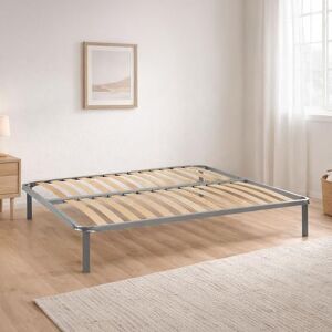Talamo Italia Sommier double Marella, Sommier orthopédique en contreplaqué de bouleau avec 14 lattes, 100% Made in Italy, 140x200h 34 cm - Publicité Talamo Italia Sommier double Marella, Sommier orthopédique en contreplaqué de bouleau avec 14 lattes, 100% Made in Italy, 140x200h 34 cm - Publicité