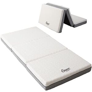 EMOOR Matelas Futon Japonais Triple Pli Premium 97 x 195 cm Blanc et Gris, Housse Amovible Extra Épaisse Haute Densité Mousse Uréthane Triple Couche - Publicité EMOOR Matelas Futon Japonais Triple Pli Premium 97 x 195 cm Blanc et Gris, Housse Amovible Extra Épaisse Haute Densité Mousse Uréthane Triple Couche - Publicité