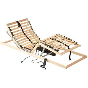 vidaXL Sommier à Lattes Electrique avec 28 Lattes 7 Zones Base de Lit Cadre de Lit à Lattes Chambre à Coucher Maison Intérieur 90x200 cm - Publicité vidaXL Sommier à Lattes Electrique avec 28 Lattes 7 Zones Base de Lit Cadre de Lit à Lattes Chambre à Coucher Maison Intérieur 90x200 cm - Publicité