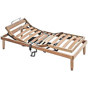 EVERGREENWEB MATERASSI & BEDS EVERGREENWEB Sommier Electrique 90x190 cm de Relaxation Tête et Pieds, Réglables de Rigidité, Sommier à Lattes Renforcé Cadre del Lit en Bois hêtre Comfort pour Enfant et Adultes avec 4 Pieds Amovible - Publicité EVERGREENWEB MATERASSI & BEDS EVERGREENWEB Sommier Electrique 90x190 cm de Relaxation Tête et Pieds, Réglables de Rigidité, Sommier à Lattes Renforcé Cadre del Lit en Bois hêtre Comfort pour Enfant et Adultes avec 4 Pieds Amovible - Publicité