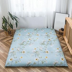 Couvre-Matelas Futon avec Fermeture Éclair,Housse 100% Coton pour Matelas Futon Traditionnel Shikibuton,Housse De Protection pour Tatami,Lavable en Machine(sans Matelas),Flower2,Queen/150x200cm - Publicité Couvre-Matelas Futon avec Fermeture Éclair,Housse 100% Coton pour Matelas Futon Traditionnel Shikibuton,Housse De Protection pour Tatami,Lavable en Machine(sans Matelas),Flower2,Queen/150x200cm - Publicité