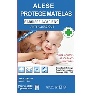 BNG Alése protège-Matelas Imperméable Anti-Acariens Anti-Allergique (140 X 190) - Publicité