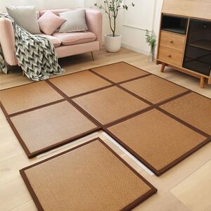 Taifuan Tatami Tapis en Rotin Futon Matelas, Tapis Japonais Tatami Pliable Tapis Antidérapant,Tapis De Refroidissement en Rotin Pliable, Tapis De Couchage D'été Tapis de Sol Respirant pour Salon, Chambre - Publicité Taifuan Tatami Tapis en Rotin Futon Matelas, Tapis Japonais Tatami Pliable Tapis Antidérapant,Tapis De Refroidissement en Rotin Pliable, Tapis De Couchage D'été Tapis de Sol Respirant pour Salon, Chambre - Publicité