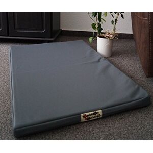 Hundebettenmanufaktur 120 cm X 80 cm Matelas pour Chien en Cuir synthétique Gris et Mousse 5 cm - Publicité Hundebettenmanufaktur 120 cm X 80 cm Matelas pour Chien en Cuir synthétique Gris et Mousse 5 cm - Publicité