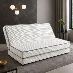 Provence literie Matelas Ferme pour Clic Clac 140x200 x 15 cm Dim Assise 70 cm Déhoussable Housse Lavable 5 Zones de Confort Ame Poli Lattex Haute Résilience Hypoallergénique - Publicité Provence literie Matelas Ferme pour Clic Clac 140x200 x 15 cm Dim Assise 70 cm Déhoussable Housse Lavable 5 Zones de Confort Ame Poli Lattex Haute Résilience Hypoallergénique - Publicité