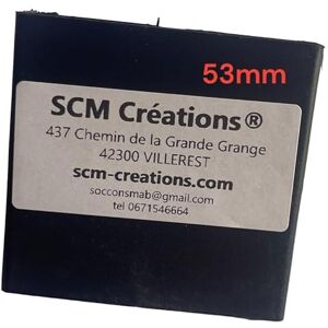 SCM Créations 1 Embout Central pour Lattes 53mm, Non traversant, pour bz, lit - Publicité