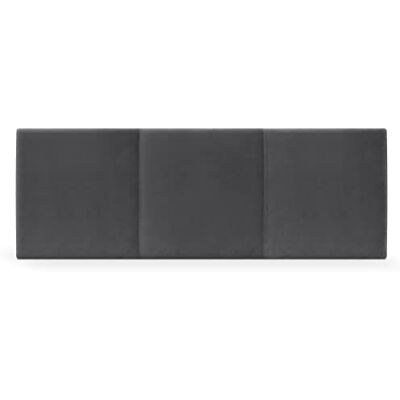 DHOME Tête de lit en Velours Haut DE Gamme Moderne Modulaire Lisse Sophistiqué Tête de lit tapissée Chambre à Coucher de Luxe Literie tapissée (Velours Gris Foncé, 160x50cm (150/160)) - Publicité DHOME Tête de lit en Velours Haut DE Gamme Moderne Modulaire Lisse Sophistiqué Tête de lit tapissée Chambre à Coucher de Luxe Literie tapissée (Velours Gris Foncé, 160x50cm (150/160)) - Publicité