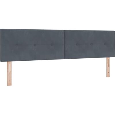 Tête de lit capitonnée gris foncé 180 cm - Tête de lit - Publicité Tête de lit capitonnée gris foncé 180 cm - Tête de lit - Publicité