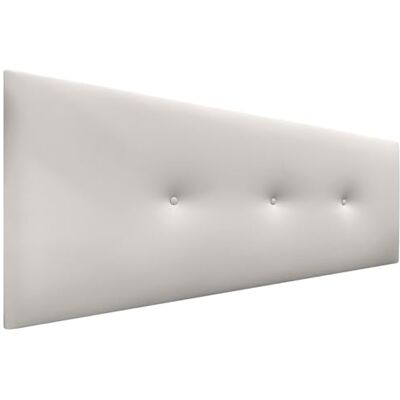 DHOME Tête de lit en Similicuir Lisse ou en Tissu Aculine avec Boutons rembourrés de Haute qualité Nouvelle Gamme DE Couleurs Tête de lit Deluxe (Similicuir Blanc Osseux, 145x50cm (Lits 120/135/140)) - Publicité DHOME Tête de lit en Similicuir Lisse ou en Tissu Aculine avec Boutons rembourrés de Haute qualité Nouvelle Gamme DE Couleurs Tête de lit Deluxe (Similicuir Blanc Osseux, 145x50cm (Lits 120/135/140)) - Publicité